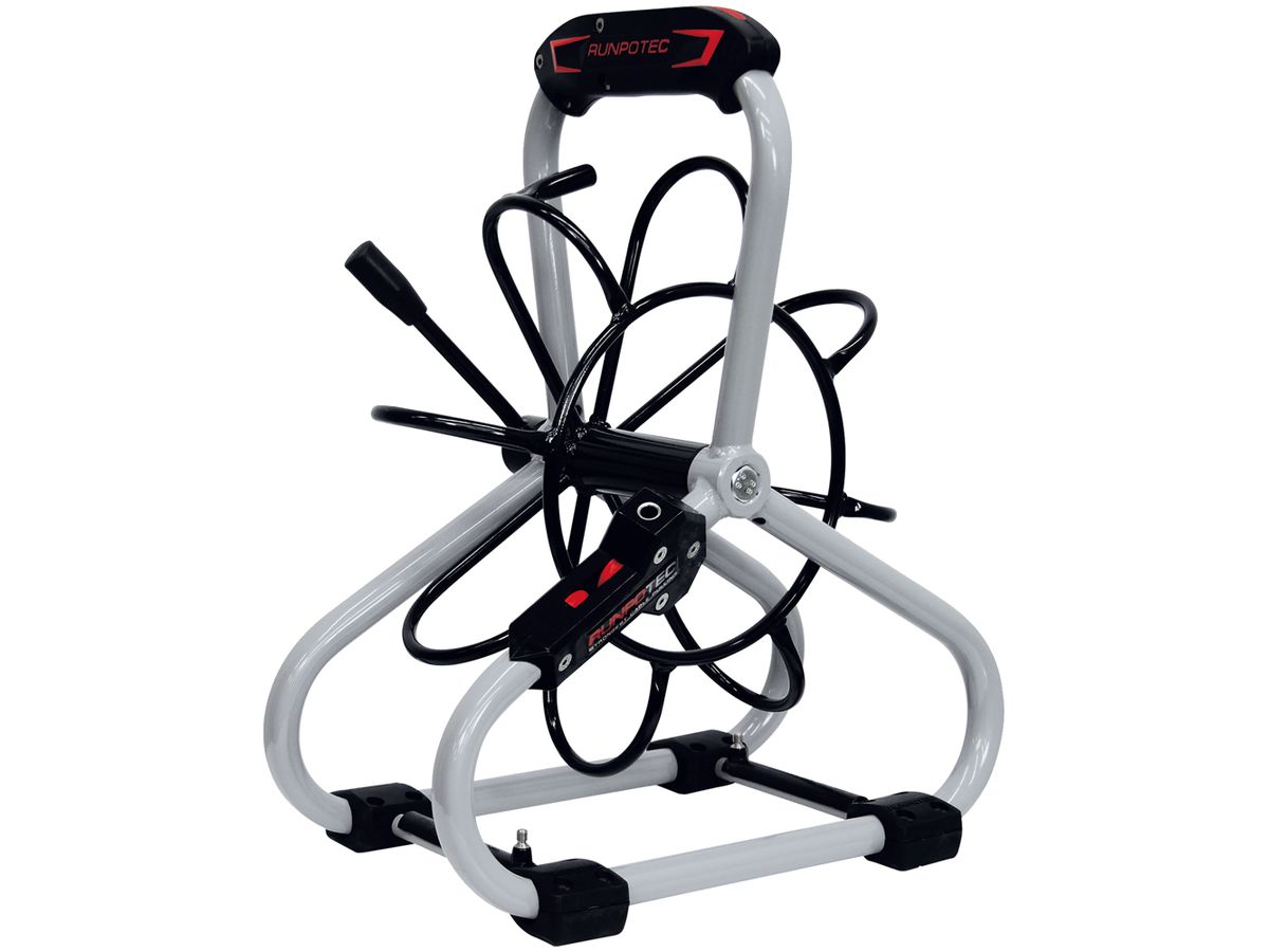 Stahlhaspel Runpotec Ø330mm 2×Auslaufsystem, für Ø3&4.5mm