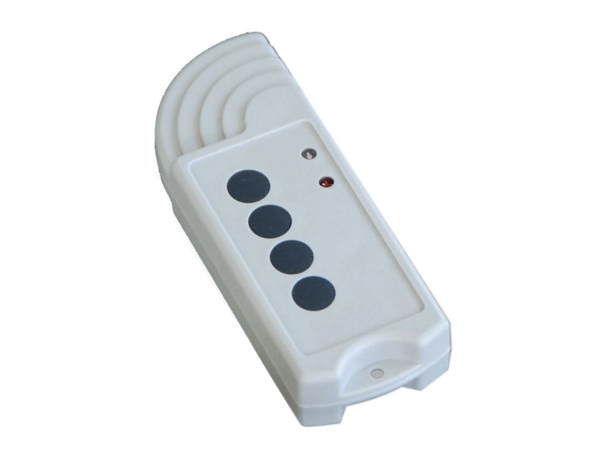 RF-Handsender FST-LR, 4-Kanal, Reichweite ≤1000m, batteriebetrieben, IP40, weiss
