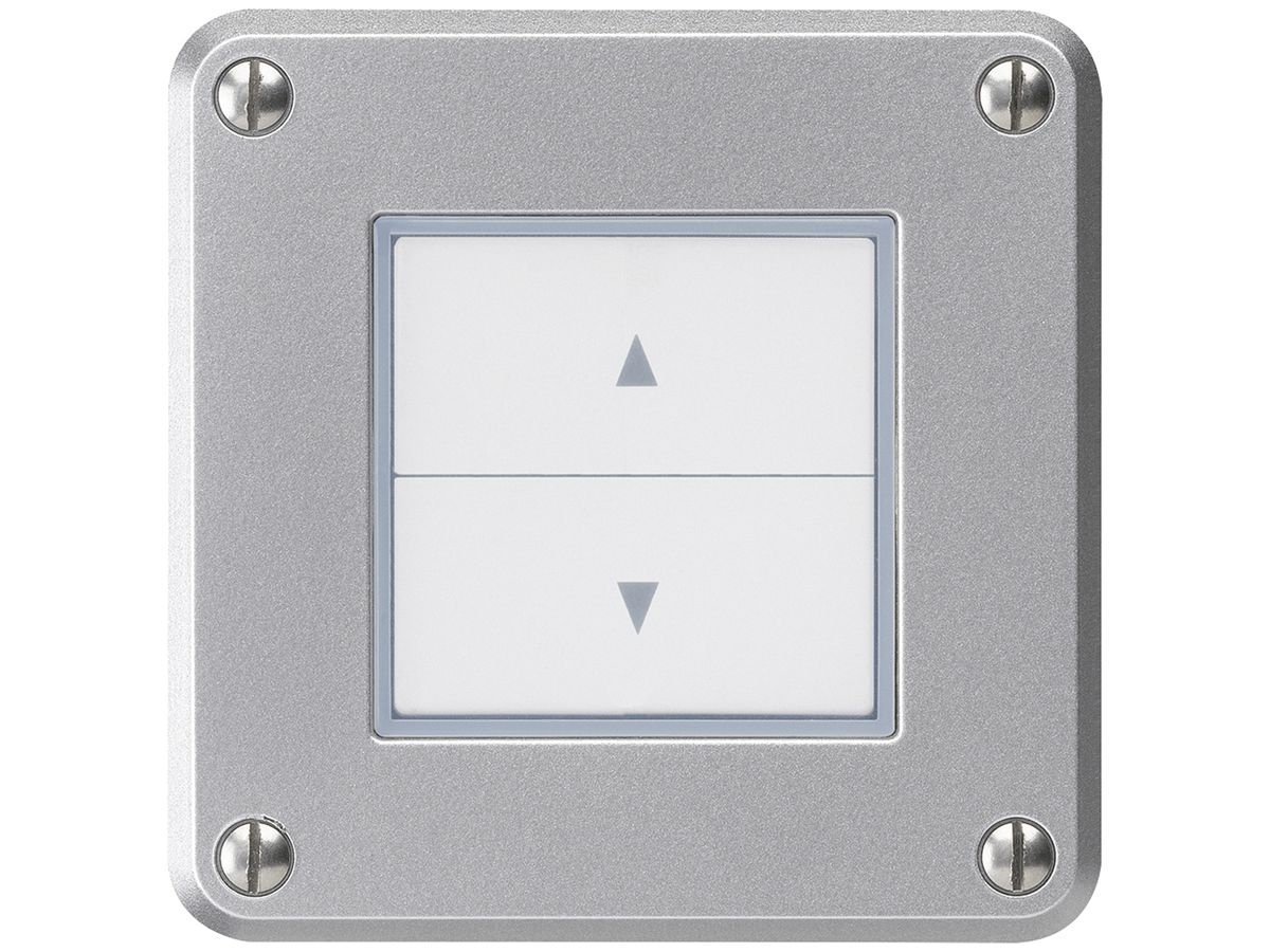 UP-Storenschalter robusto IP55 aluminium mit 2 Funktionstasten für Kombination