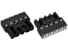 Steckerteil WAGO 5L 2×0.5…4mm² schwarz