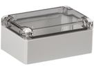Apparategehäuse RW CUBO D 80×120×56 DPCP transparent, T DSHI 1H