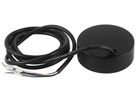 AP-Deckenrosette Sylvania Otao Linear 2m Kabel 5-polig schwarz