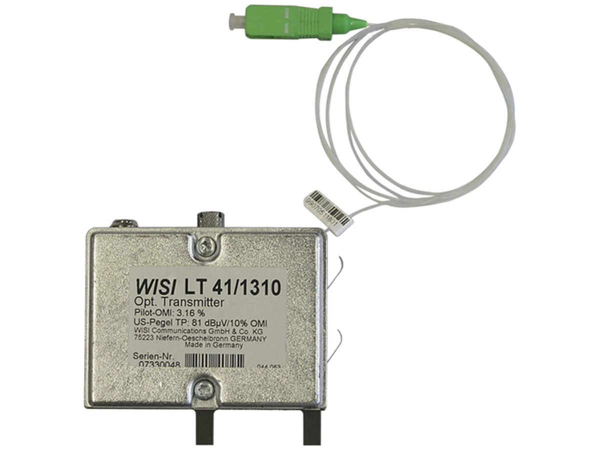 Optischer Sender WISI LT41 1310nm mit E-2000-Stecker