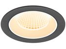 EB-LED-Deckenleuchte SLV NUMINOS M 12W 1800lm 3000K MB DALI DIM Ø105×68mm sz/ws