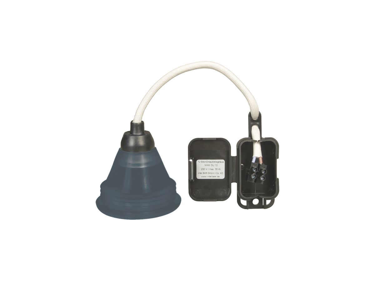 Downlight ELBRO GU10 35W Ø79mm grau