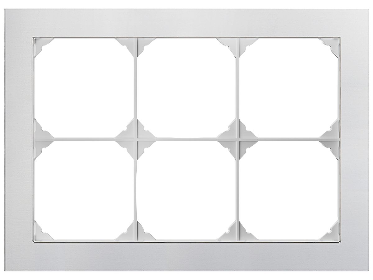 UP-Kopfzeile EDIZIO.liv prestige SNAPFIX® 2×3 214×154mm Aluminium