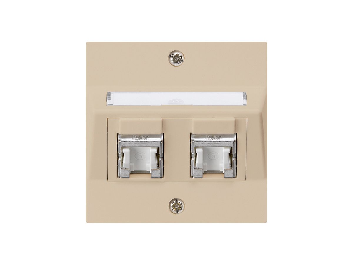 UP-Dose kallysto A Kat.6 2RJ45/s beige
