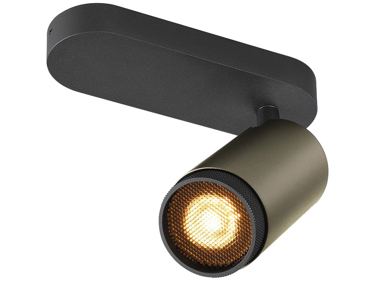 Spot SLV GRIP L GU10 1×6W DIM 163×57×98mm bronze/schwarz