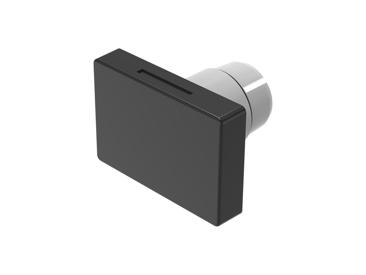Druckhaube EAO22 17×25mm opak, schwarz