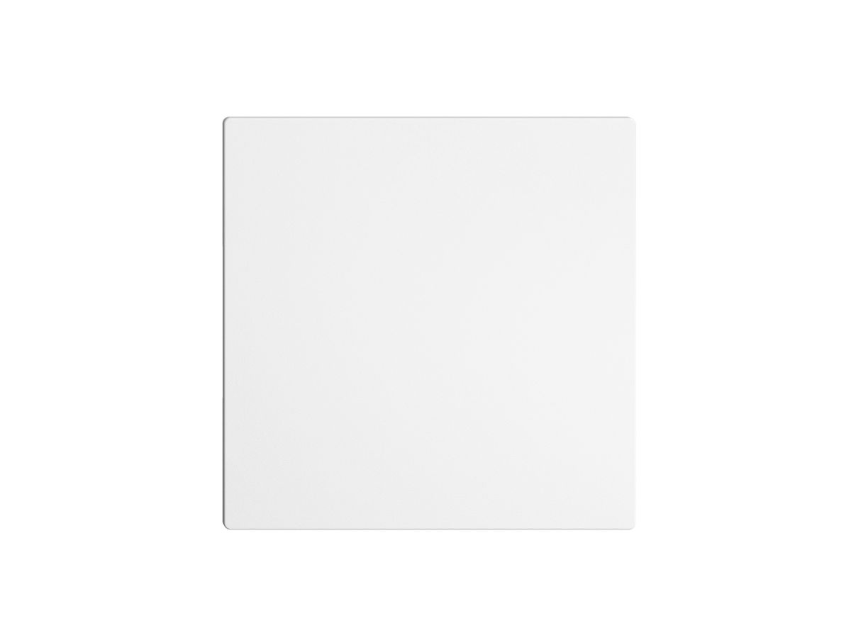 Frontplatte EDIZIOdue weiss 60×60mm für Blindabdeckung