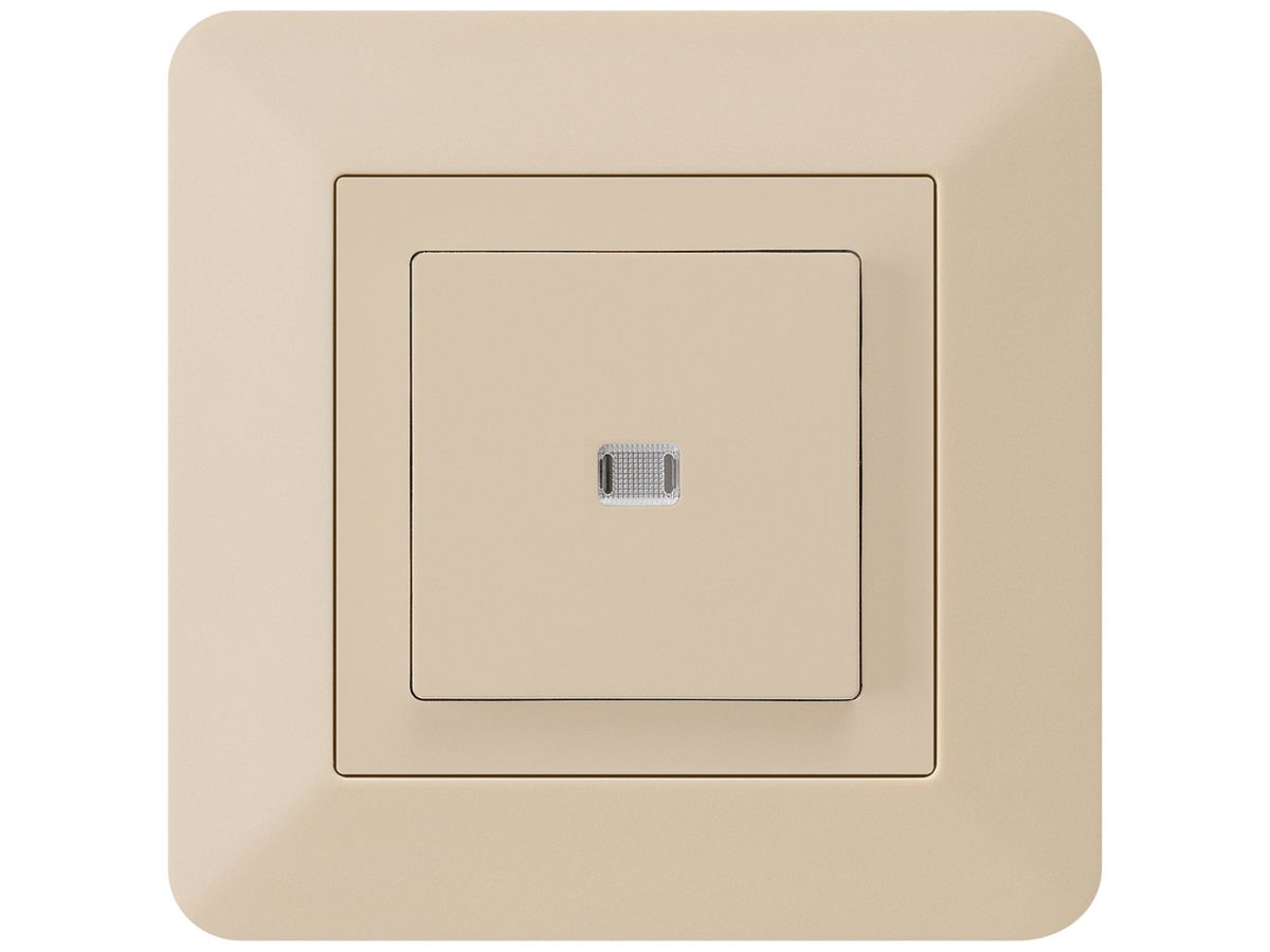 UP-Leuchtdruckschalter kallysto.trend 3/1L beige