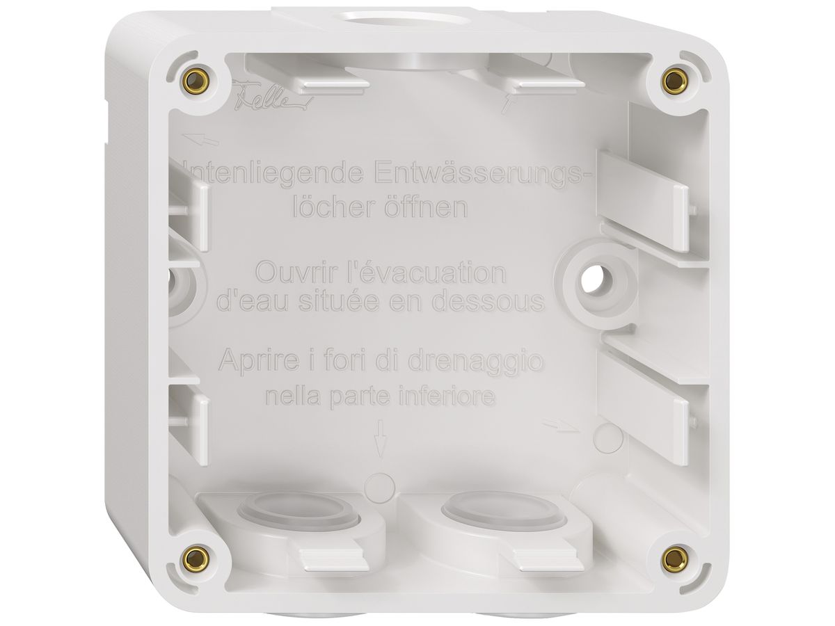 AP-Gehäuse NEVO SNAPFIX® 1× 87×87×35mm ws