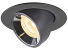 EB-LED-Downlight SLV NUMINOS GIMBLE XS, 7W 200mA 730lm 3000K 20° sz/chr