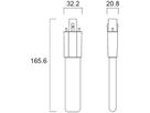 LED-Lampe Sylvania ToLEDo Lynx G23 4.5W 500lm 4000K 166mm opal