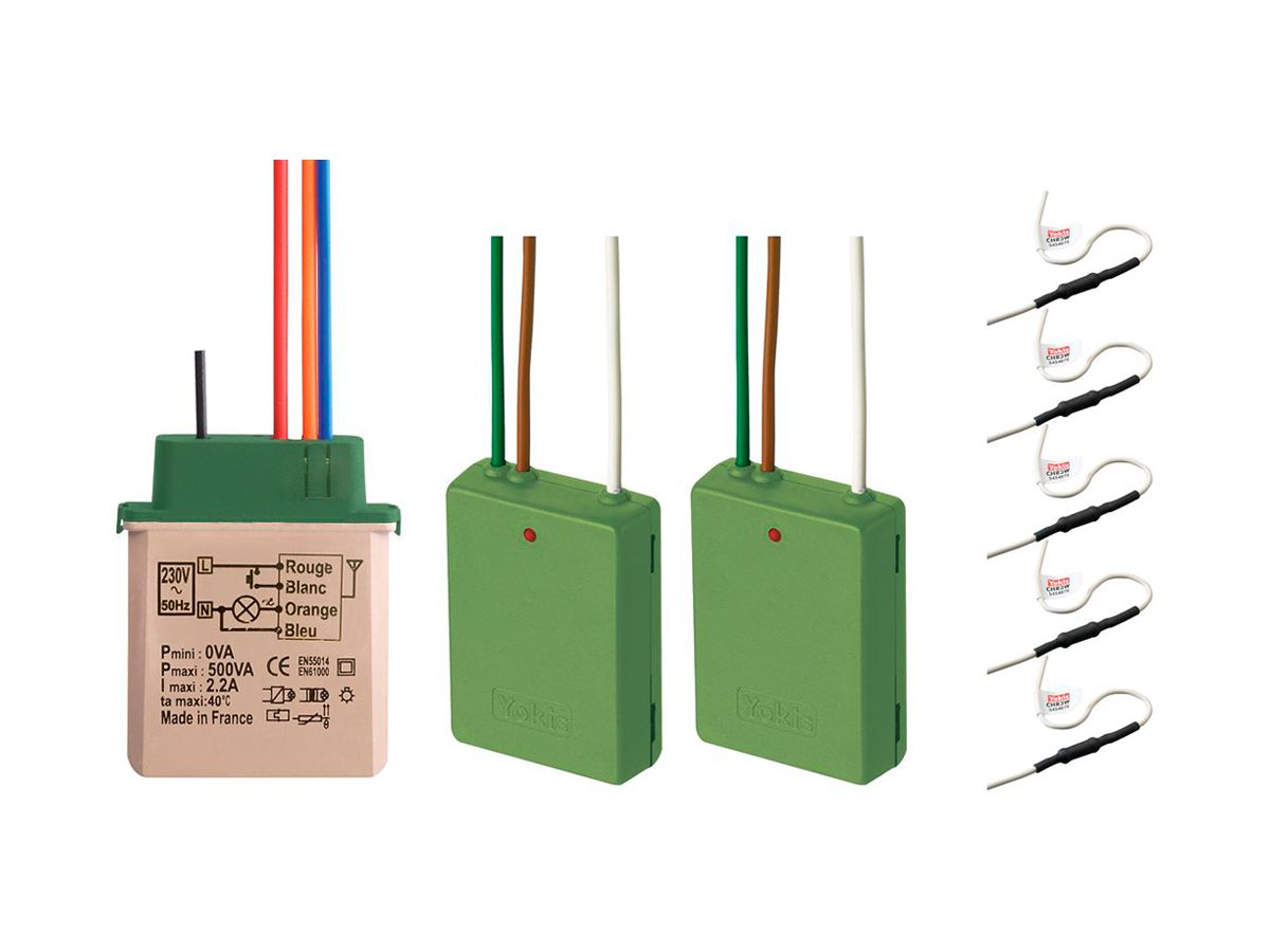 RF-Wechsel-Dimmaktor-Set Yokis KITRADIOVARVVP