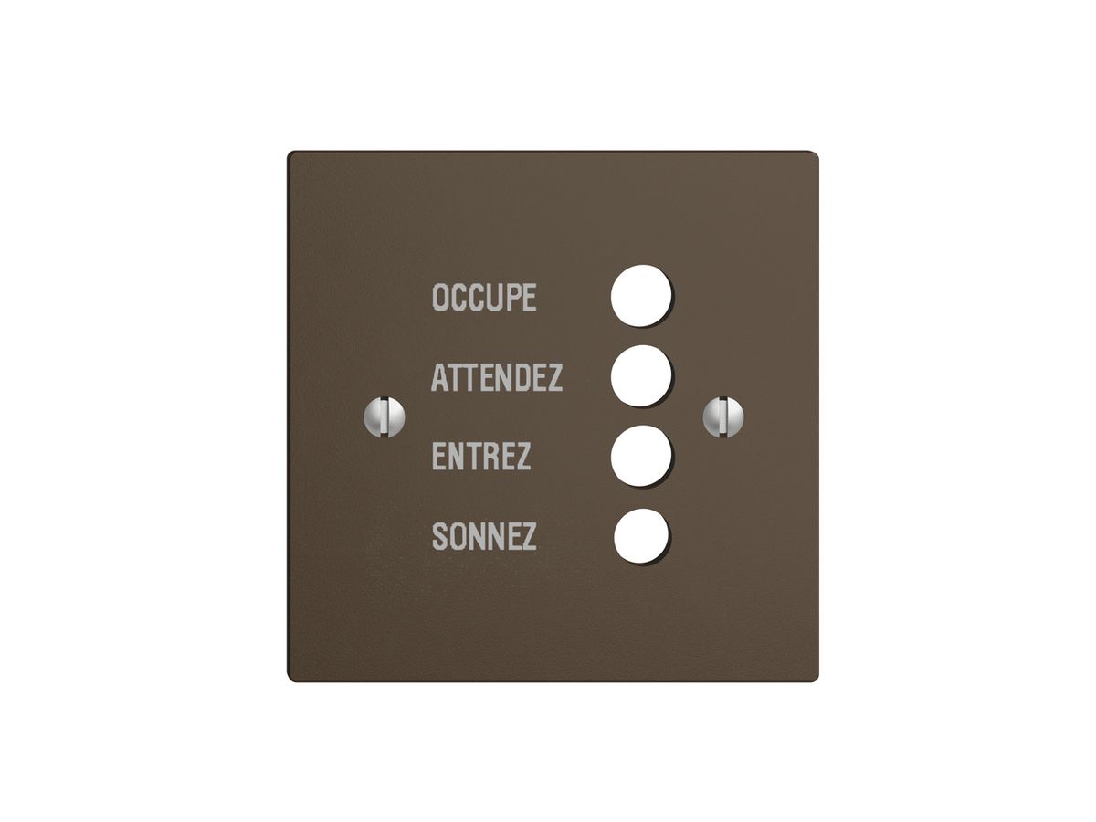 Frontplatte EDIZIOdue coffee französisch