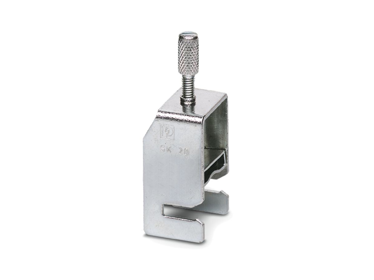 Schirmanschlussklemme SK 20, Schirm auf Sammelschiene