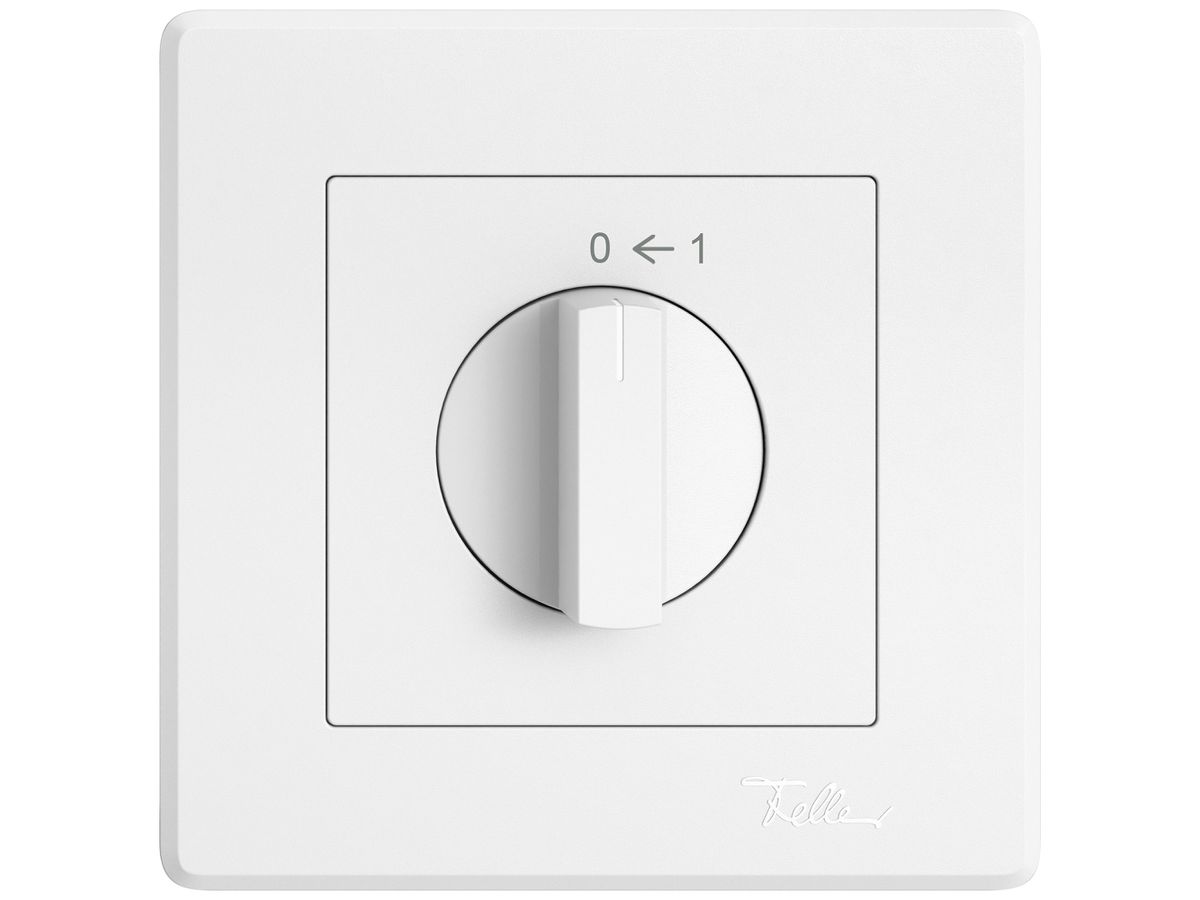 UP-Montageset EDIZIO.liv SNAPFIX® f.Drehschalter m.Griff 0 ← 1 ws