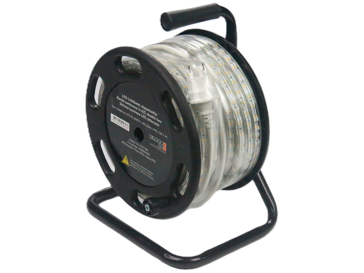 LED-Lichtband doppelseitig ELBRO IP65 230V 15W 1300lm weiss 4000K 240° 25m