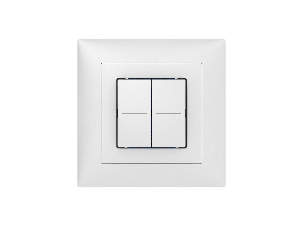UP-Tastsensor ABB Sidus KNX Basic Typ-B, 2/4, weiss