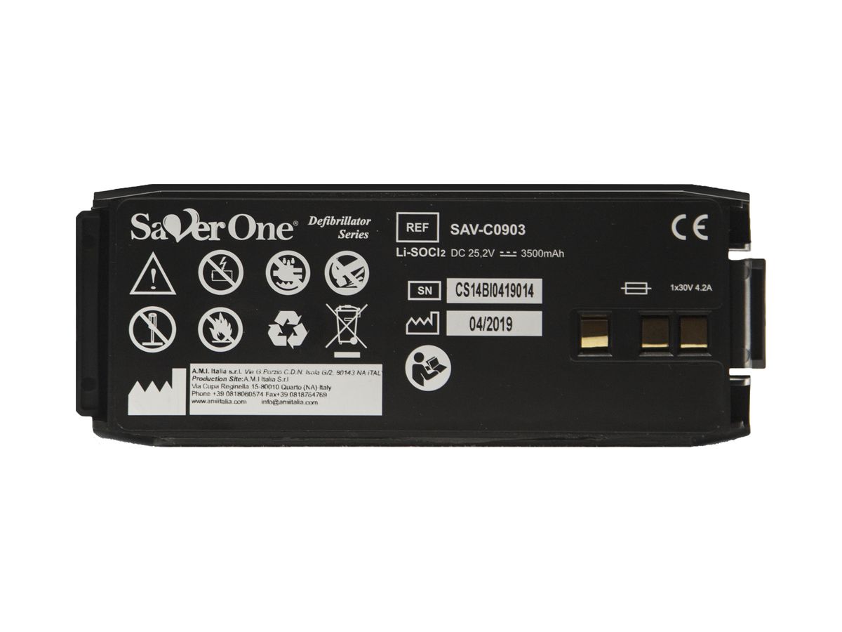 Ersatzbatterie Li-SOCI2Ne zu Defibrillator SAVER ONE