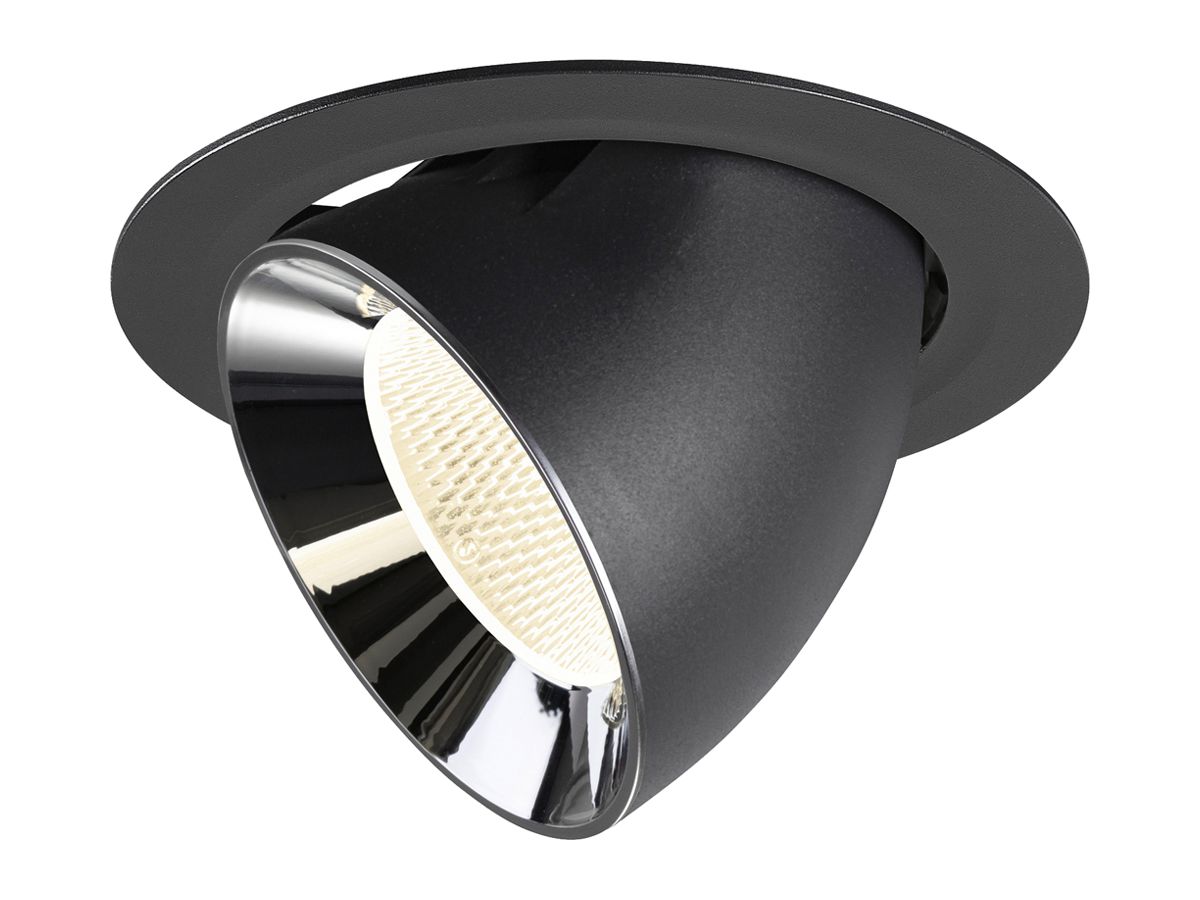 LED-Downlight SLV NUMINOS GIMBLE XL 24W 3800lm 4000K NB DALI Ø175 sz/cr