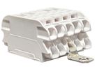 Verbindungsklemme 5P 0.5…2.5mm² Erdungsbügel Beschriftung ws