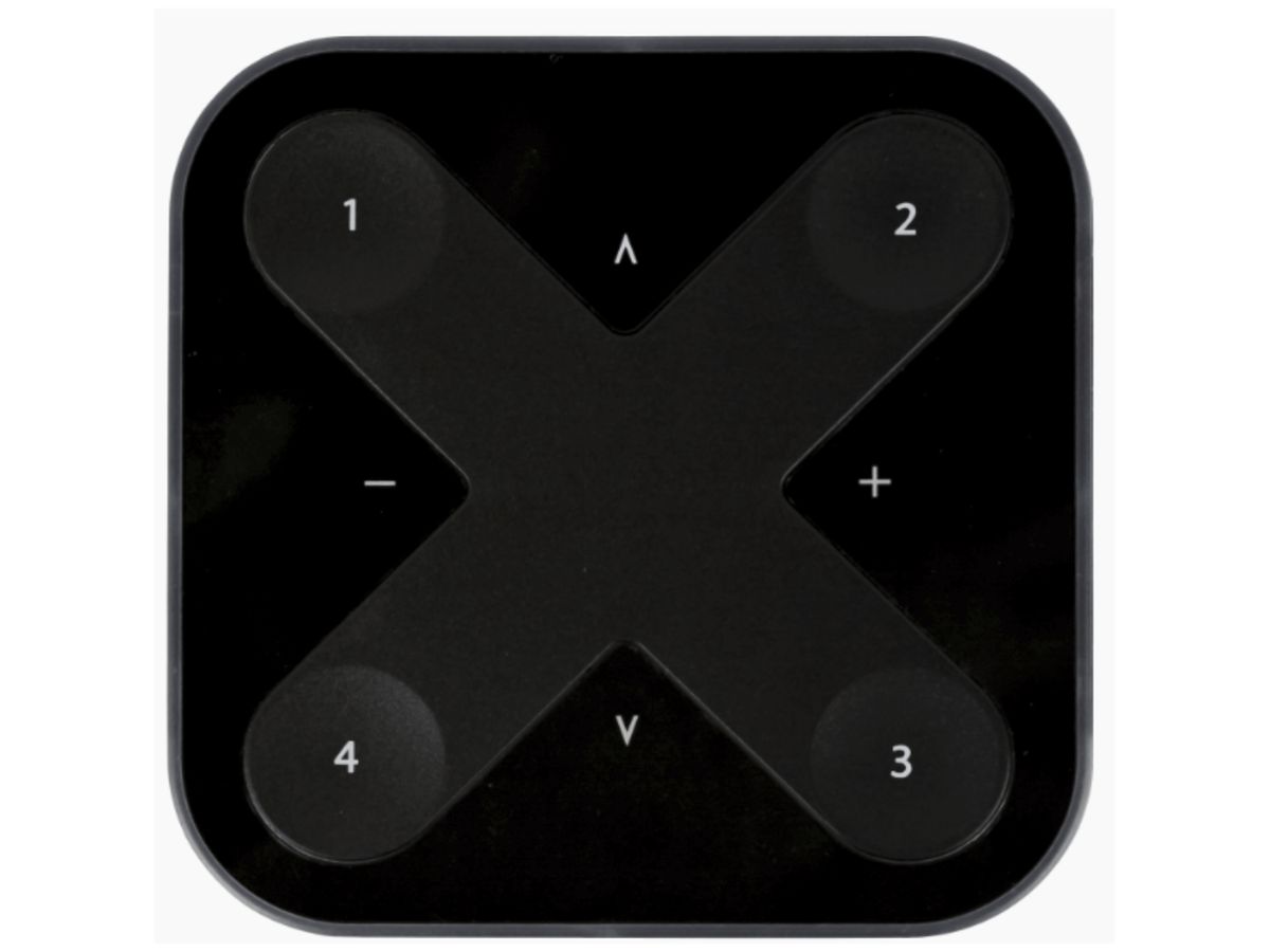 RF-Wandsender Casambi XPRESS RWBT, Bluetooth, 90×90×12mm, schwarz