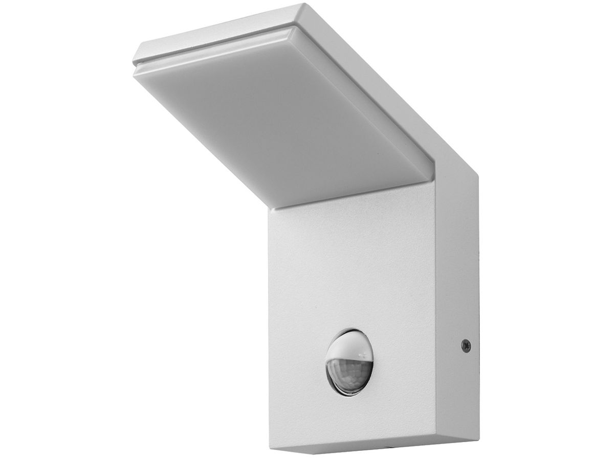 LED-Wandleuchte ELBRO mit Bewegungsmelder 9W 3000K 600lm IP54 weiss