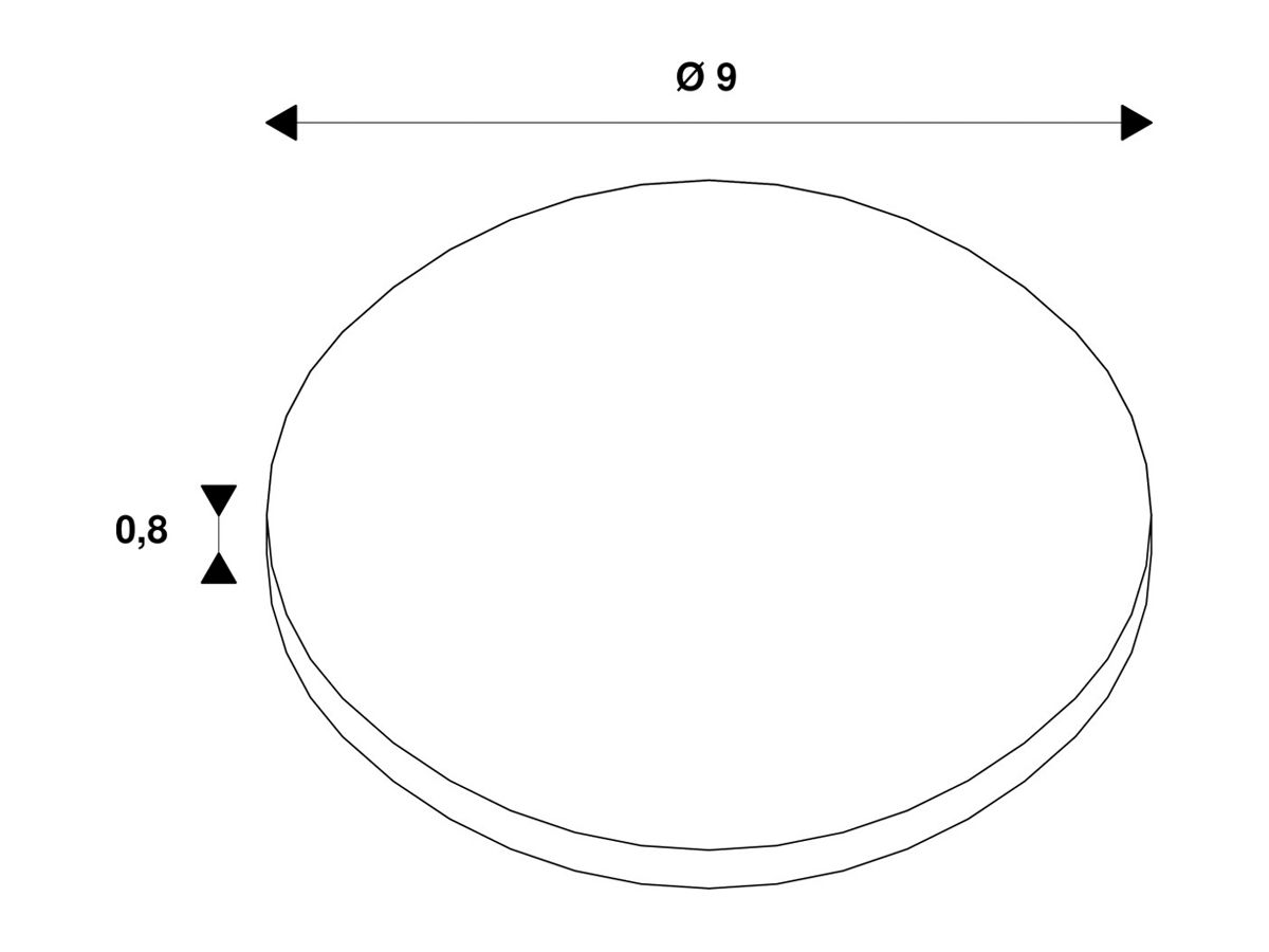 Zierring SLV KALU 2.0 Ø90mm Aluminium weiss