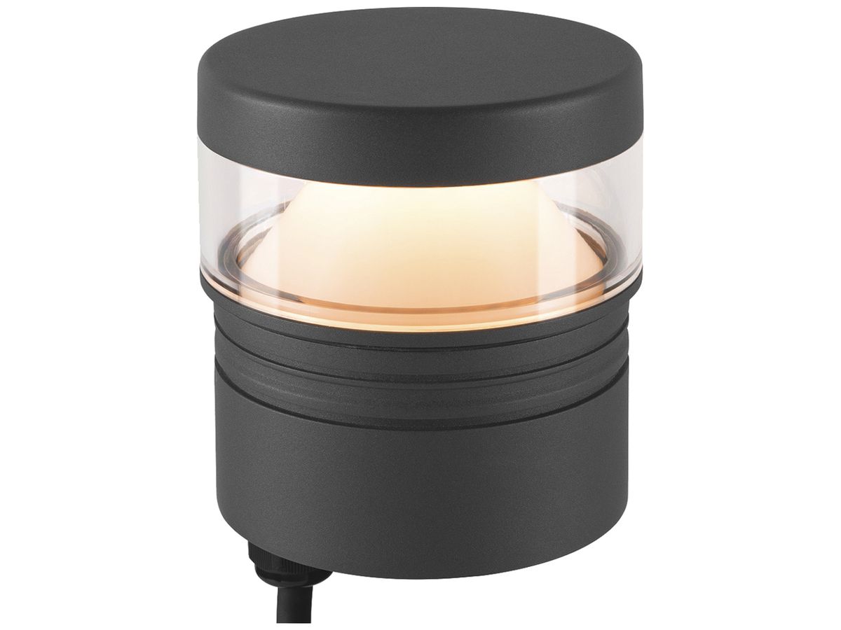 LED-Leuchtenkopf SLV M-POL S 10W 750lm 827 IP65 Ø120.9 anthrazit 360°