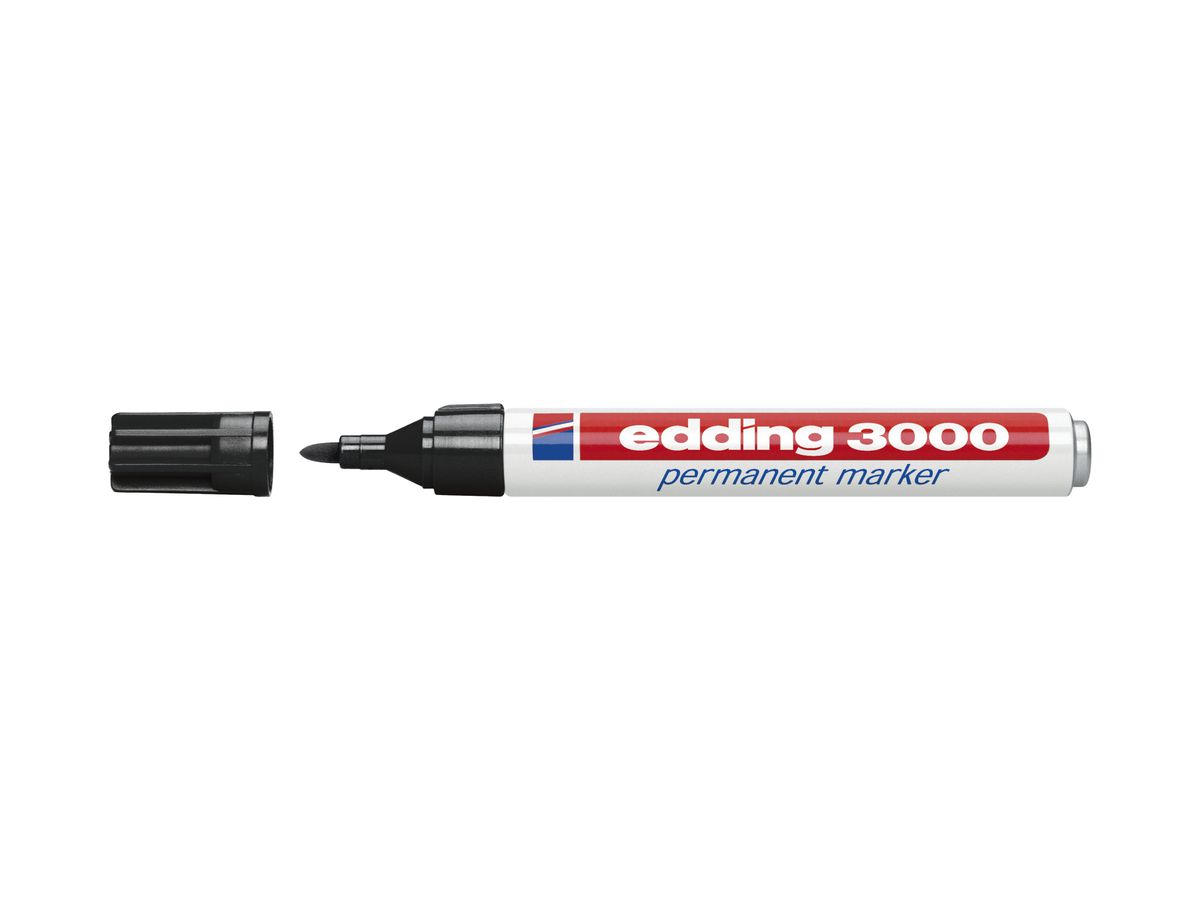 Markierstift edding Permanentmarker 3000 schwarz