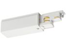 Endeinspeiser SLV für AP-Stromschiene S-TRACK DALI 3-phasig, PE links, weiss