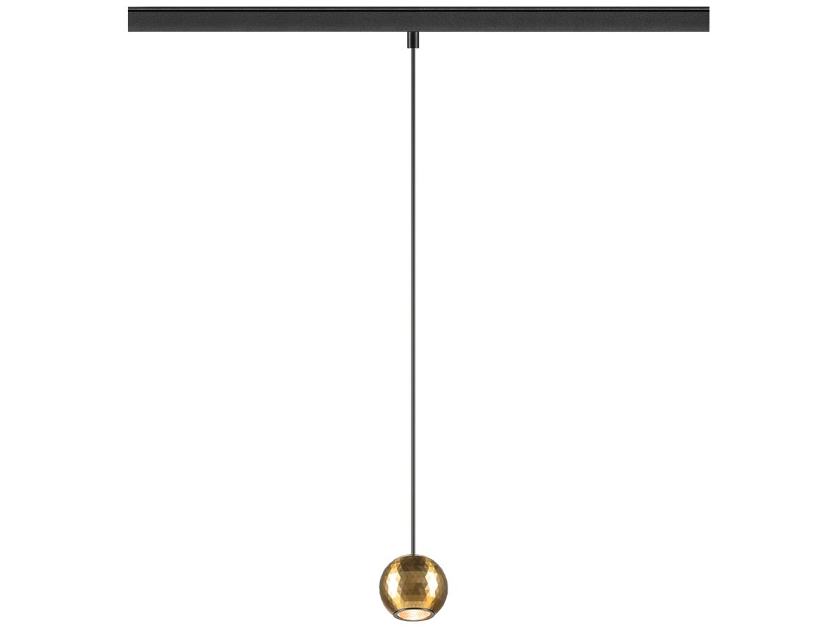 LED-Pendelleuchte SLV DYSKO 6W 750lm 2700K DALI Ø54mm schwarz