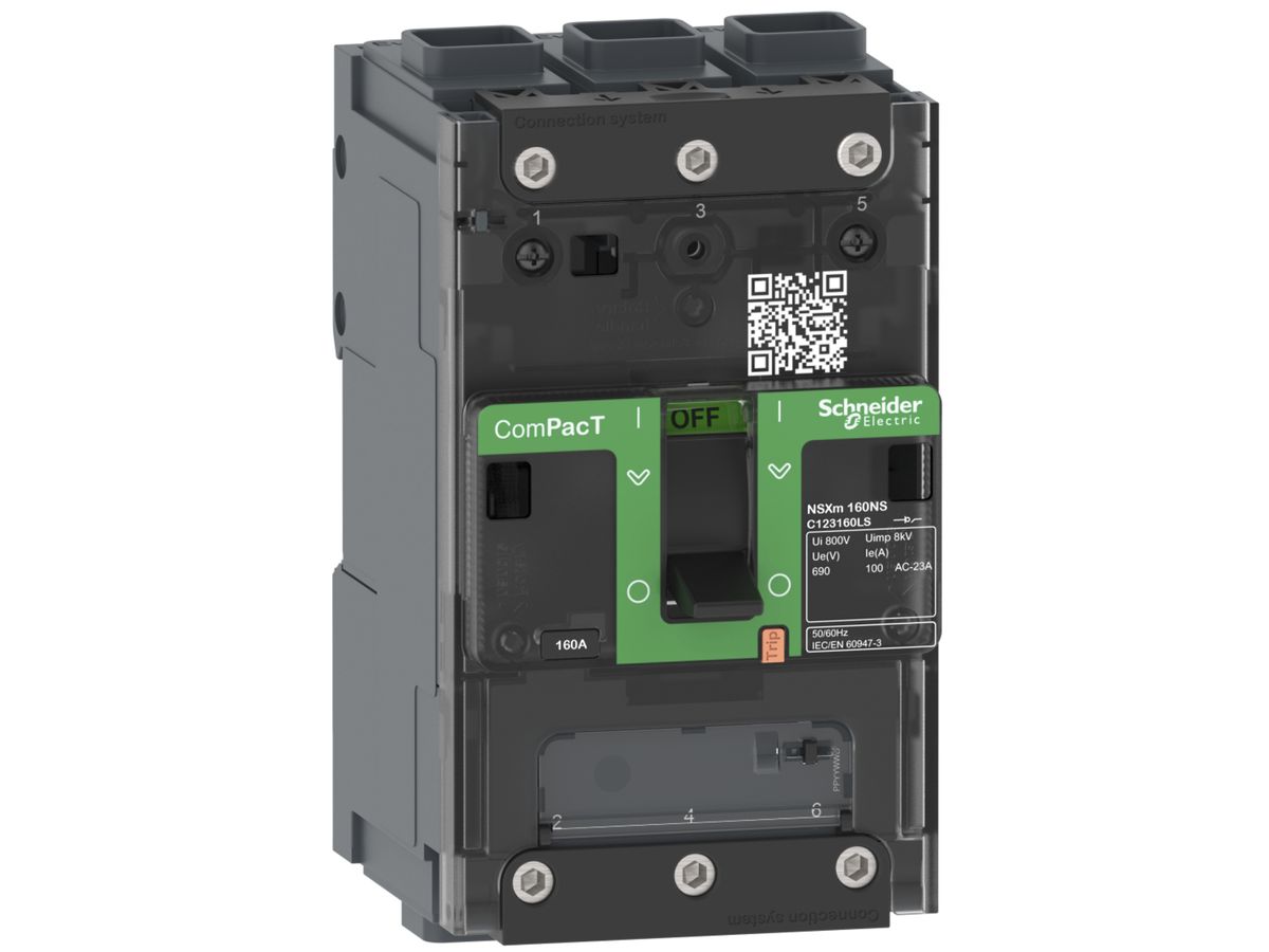 Lasttrennschalter ComPacT NSXm100NA, 3P 100A/690V, EL