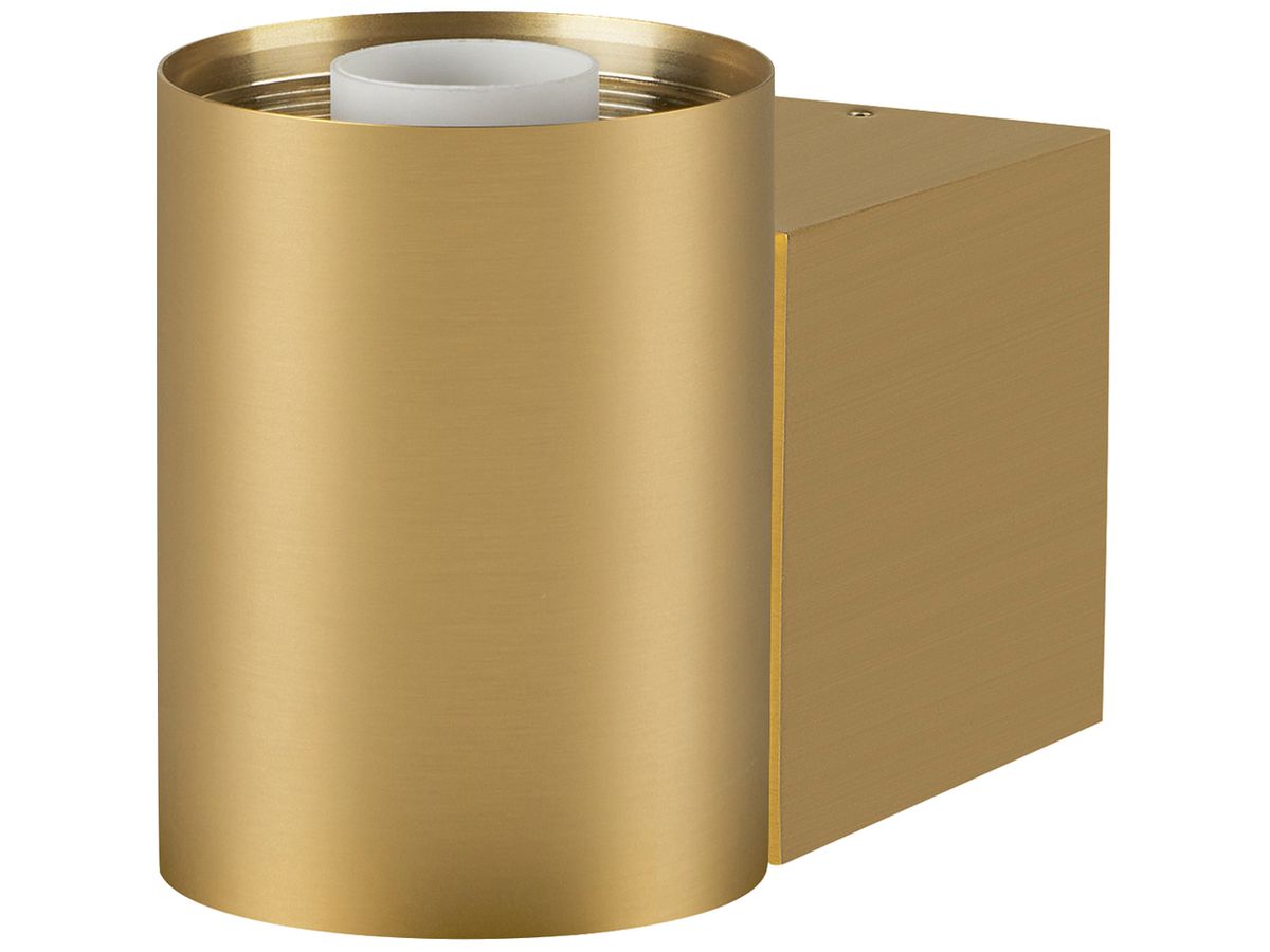 Wandleuchte SLV VARYT E14 1×6W IP44 DIM 119×60×80mm Messing