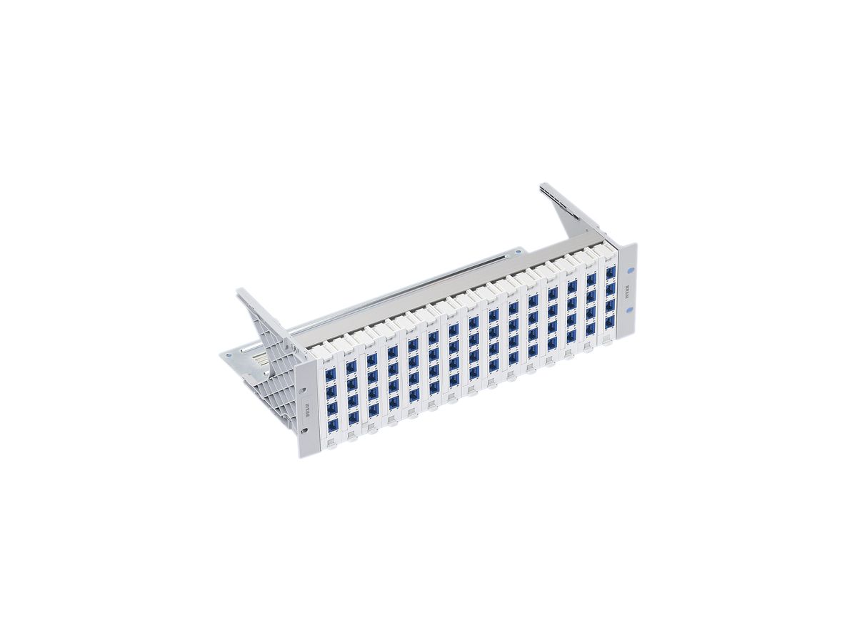 Rangierfeld Global 19" 3HE 60×RJ45 Kat.6 ungeschirmt