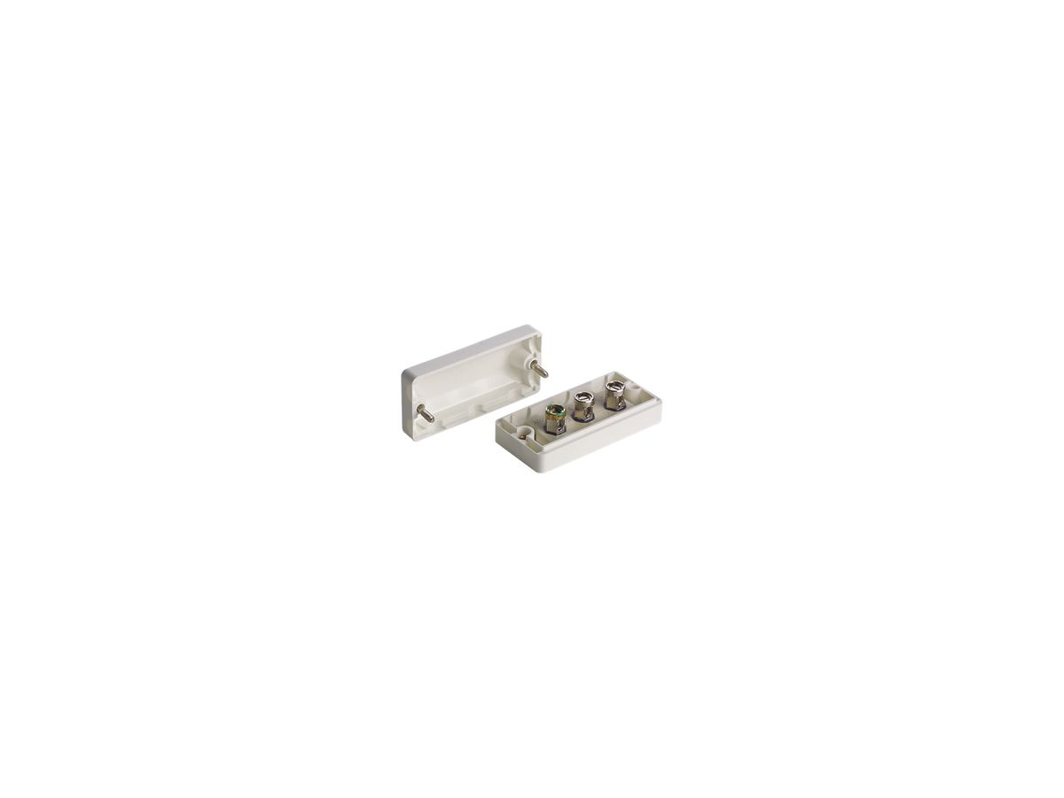 AP-Abzweigdose Woertz 2LPE 3×1.5mm² 64×30×22mm weiss