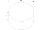 Leuchtenschirm SLV FENDA Ø300×200mm grau