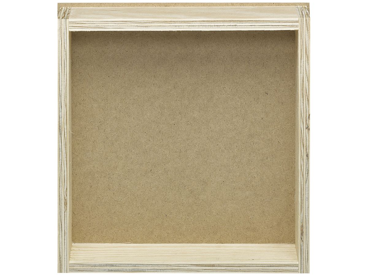 UP-Einlasskasten robusto 3×3 Holz roh