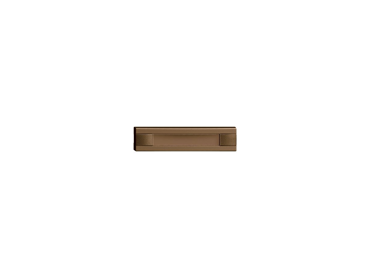 Taste 1/4 KNX/UNI-Taster mit Papiereinlage EDIZIOdue Bedienung 2×1 coffee