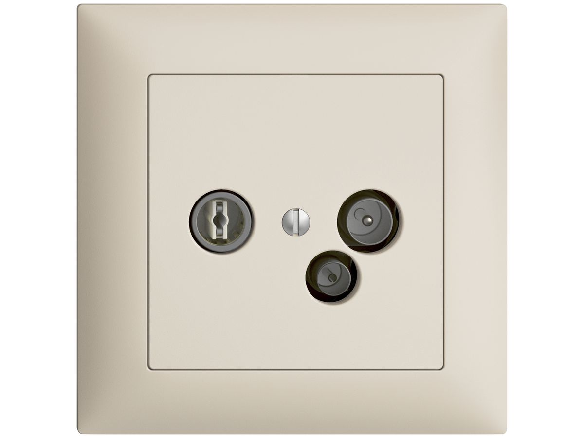 UP-Antennendose TV-R-Daten DD19 5…65MHz EDIZIOdue crema
