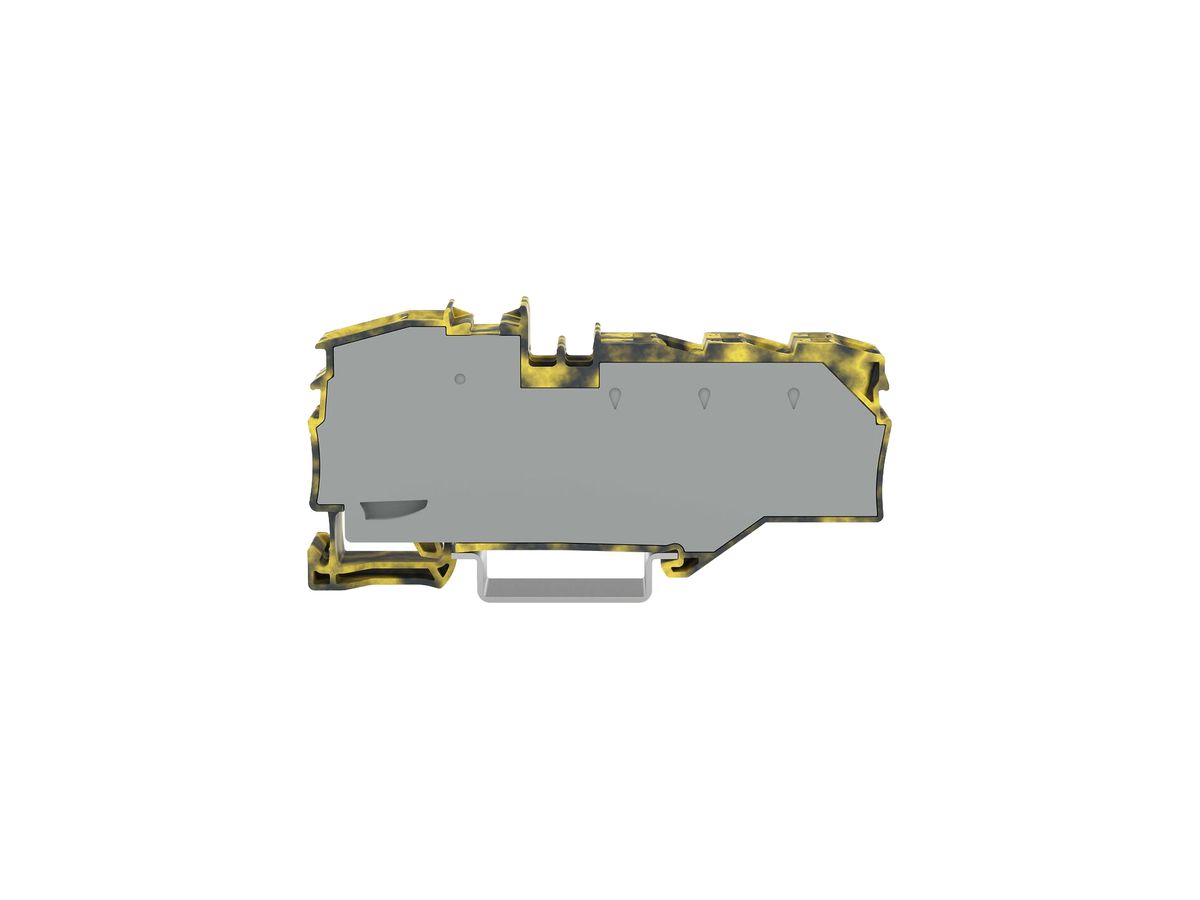 Verteilerblock WAGO TOPJOB S 1P 76A 1×Eing 16mm² 6×Ausg 4mm² dgu/gb