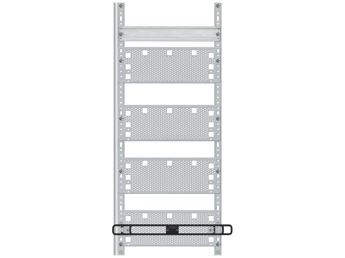 Mediafeld ABB, für Kleinverteiler Leerschränke, 1 feldrig, 4 Reihen Bauhöhe 0