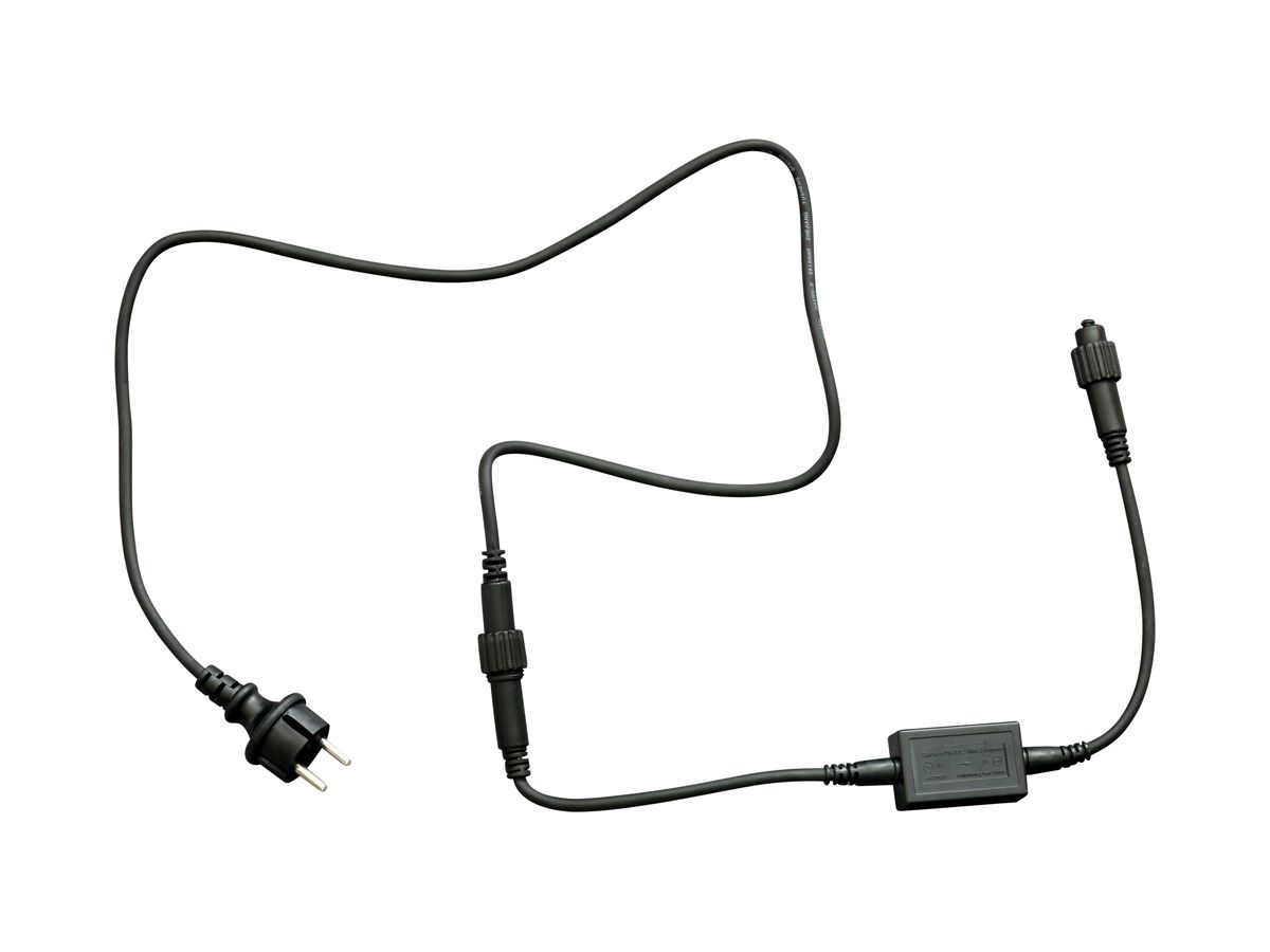 Anschlusskabel AC/DC LED MK zu QuickFix, schwarz