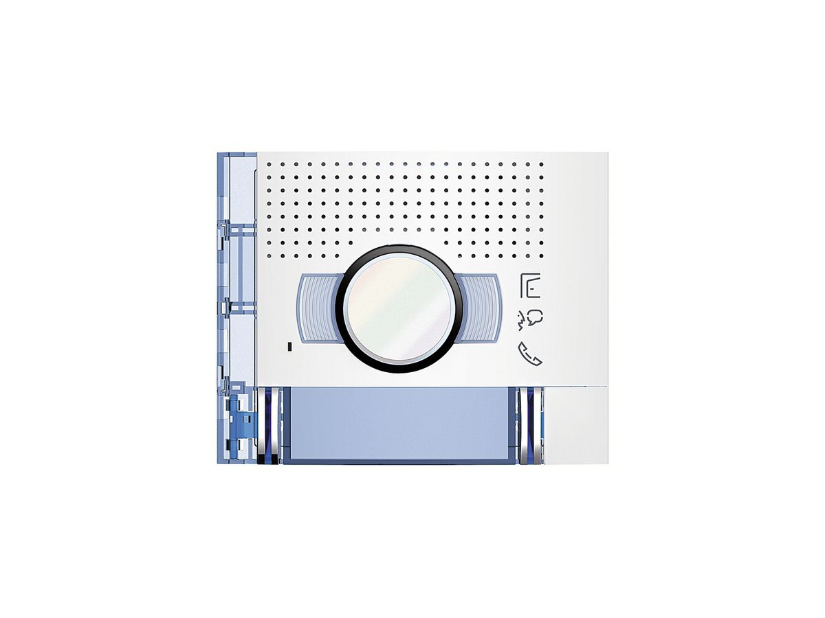 Frontblende für Tür-Lautsprecher/Kamera-Modul 60° Sfera mit 2 Ruftasten weiss
