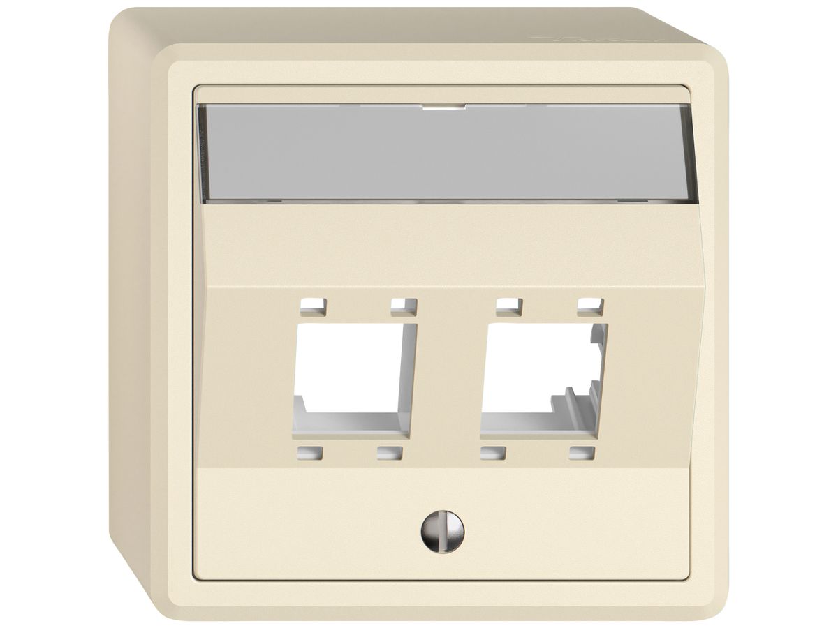 AP-Montageset EDIZIO.liv SNAPFIX® für freenet Kat.5e/6 2× cr