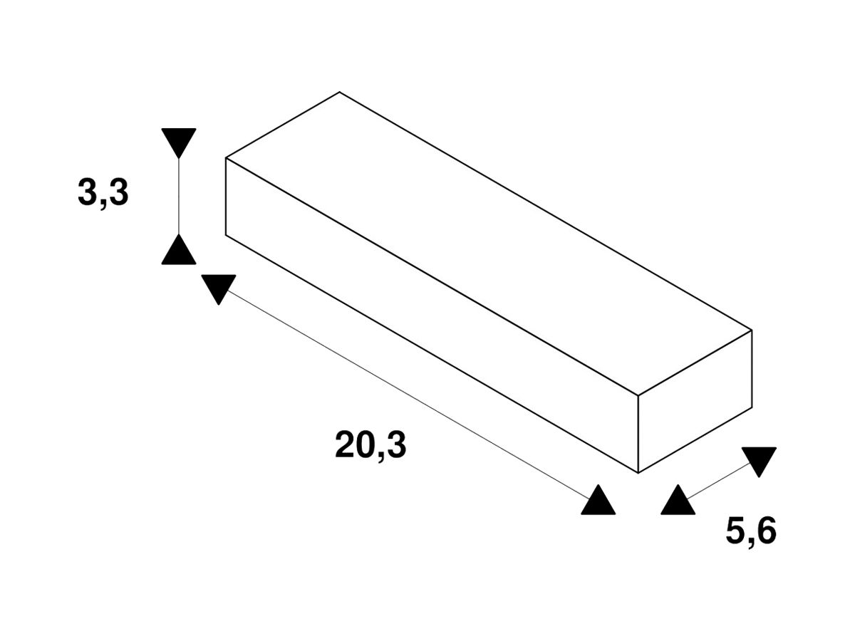 Längsverbinder SLV S-TRACK DALI 5×2.5mm² weiss
