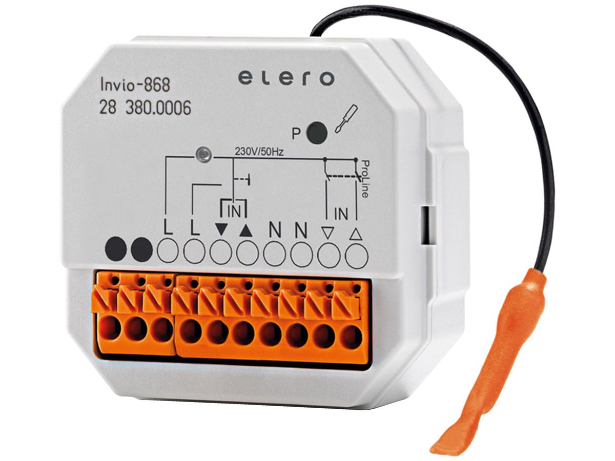 EB-Tasterschnittstelle elero ProLine Invio-868 RF 230VAC