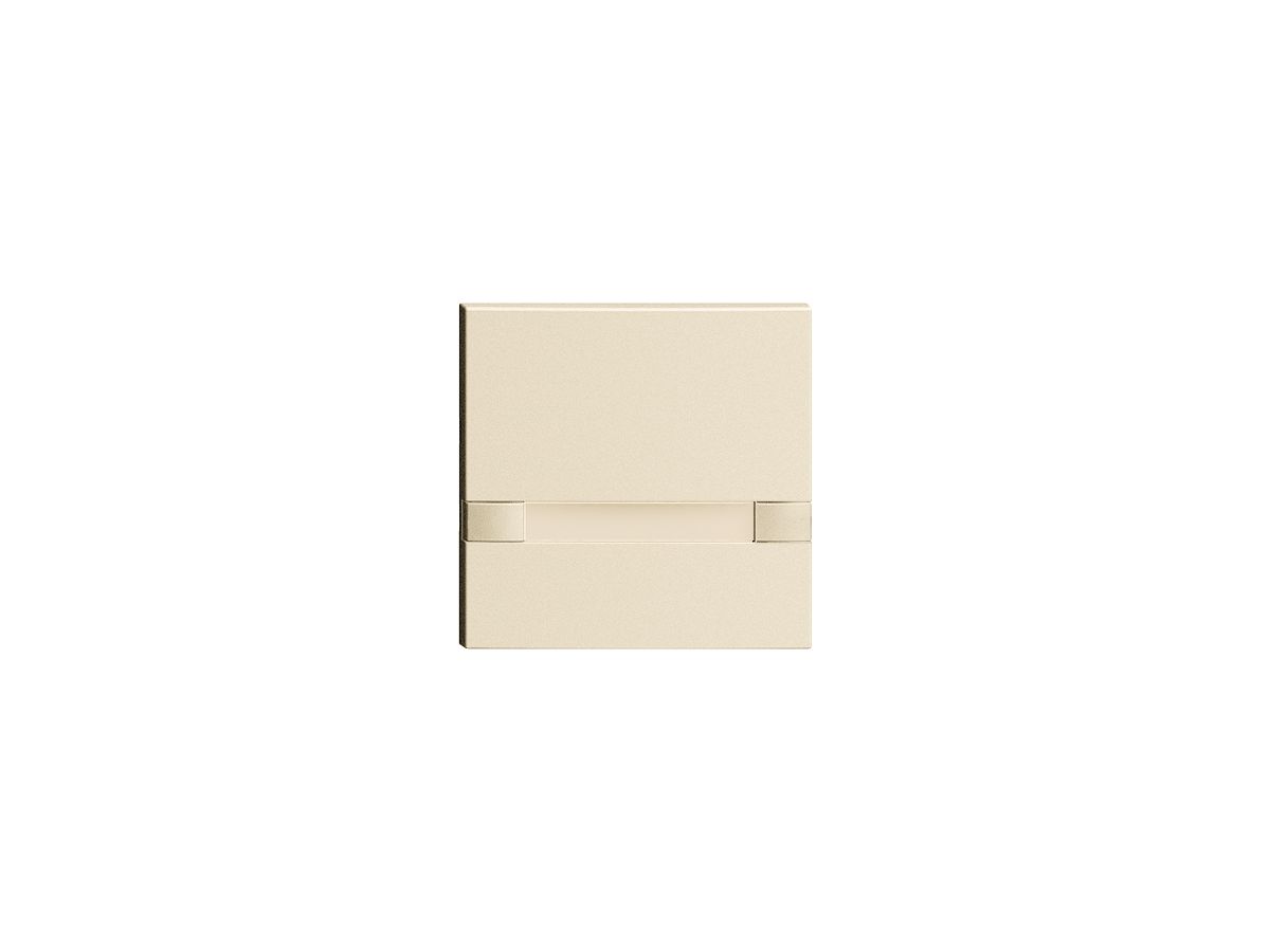 Taste 1/1 KNX/UNI-Taster mit Papiereinlage EDIZIOdue Bedienung 2×crema